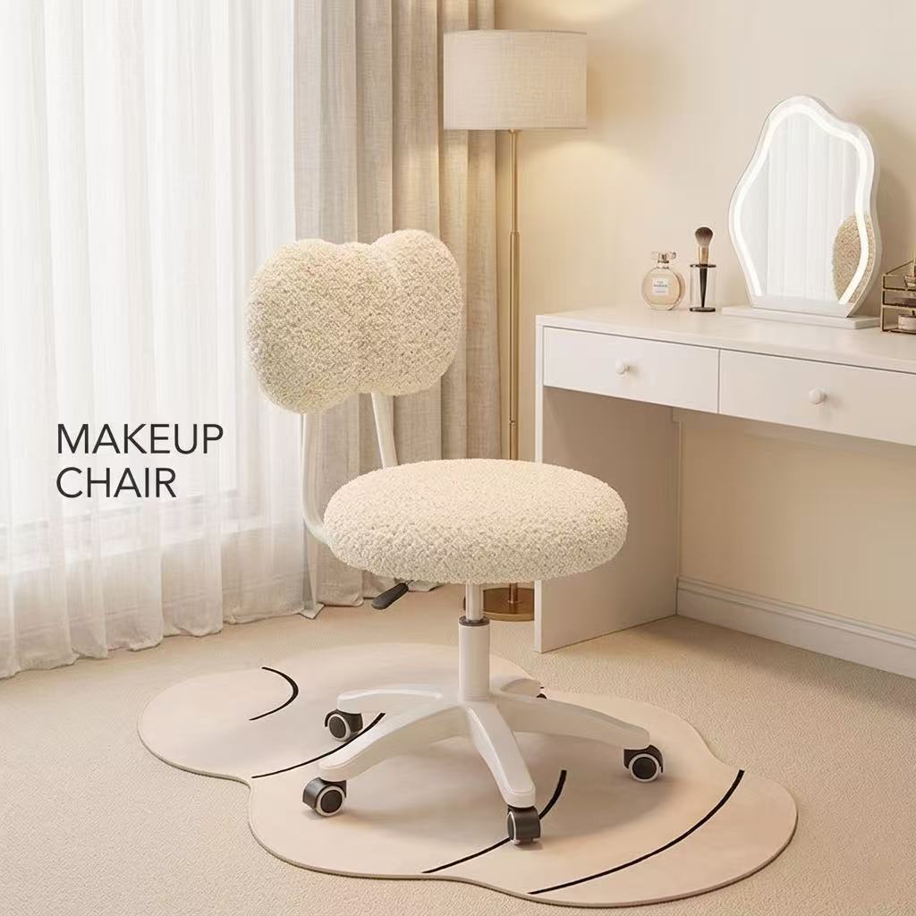 Office Furniture Home - Sedia da Ufficio Girevole Cute Boucle