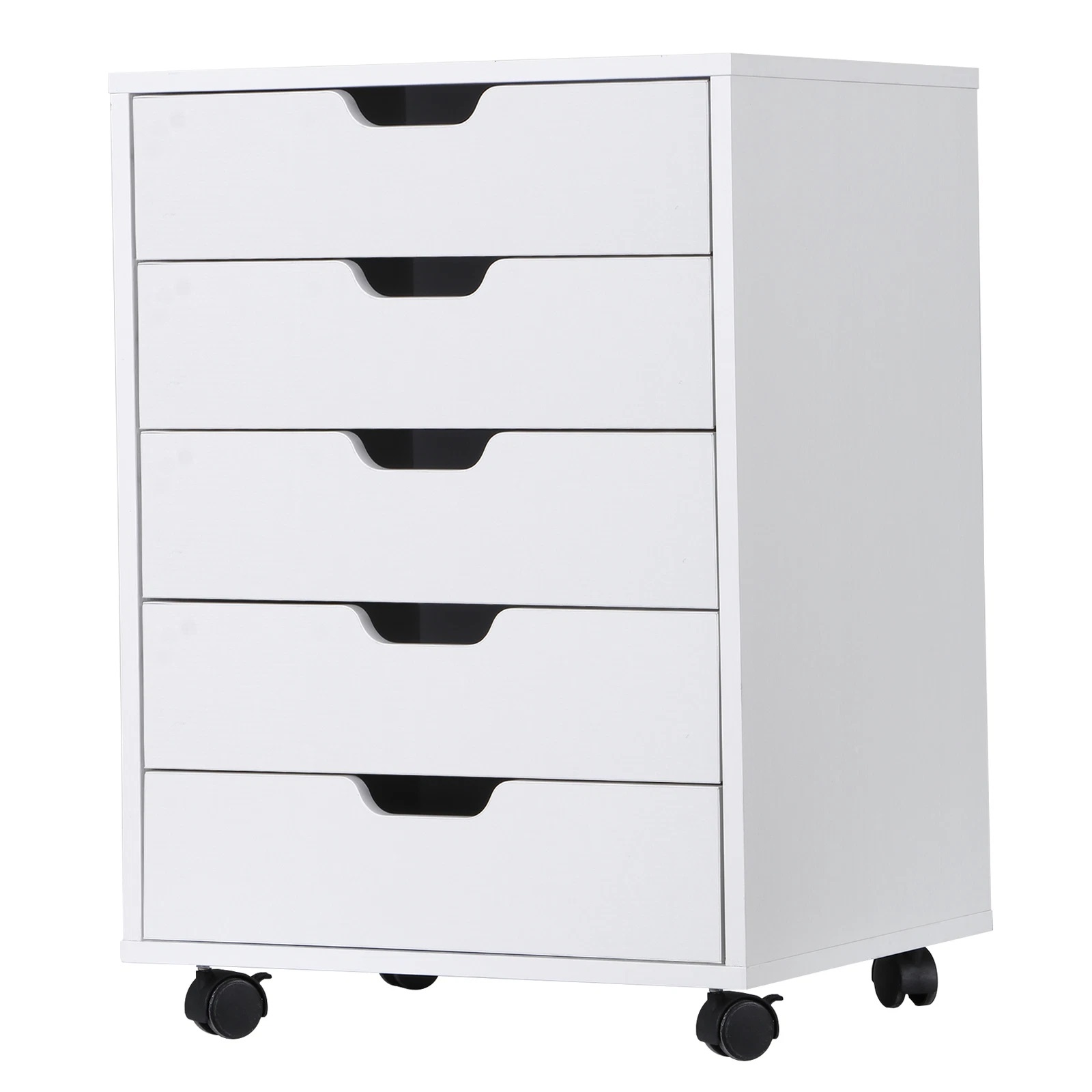 Office Furniture Home - Cassettiera Moderna a 5 Cassetti in