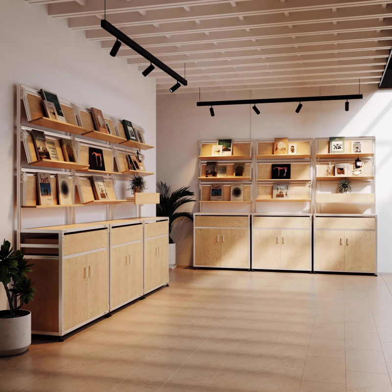 Office Furniture Home - Arredamento per Caffetteria Personalizzato, Espositore Moderno,