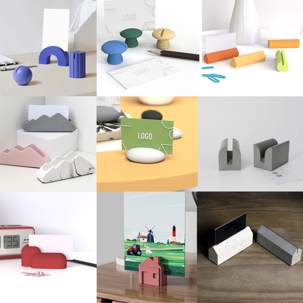 Office Furniture Names - Porta biglietti da visita in gesso