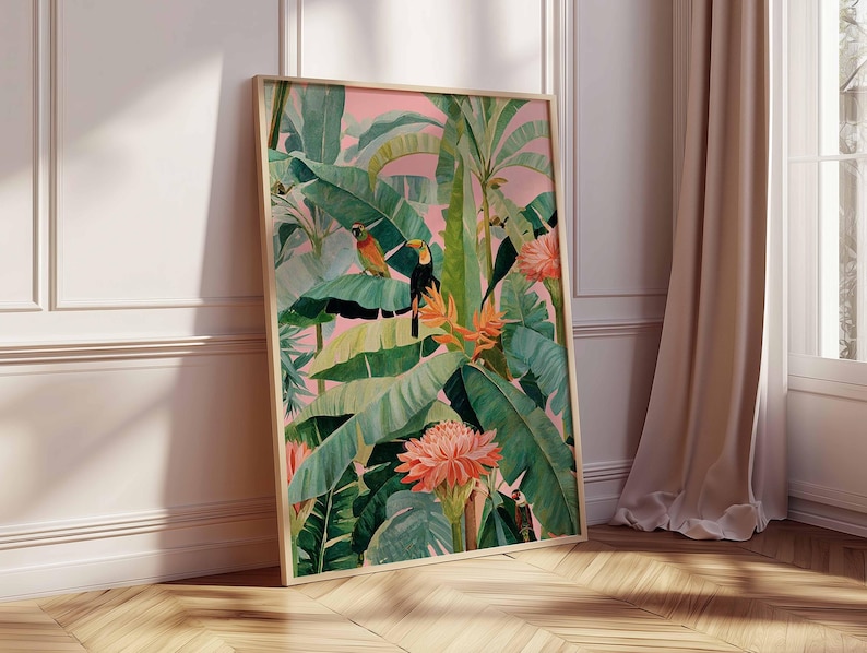 1 poster in tela tropicale ret - Office Furniture Home recensione e prezzo