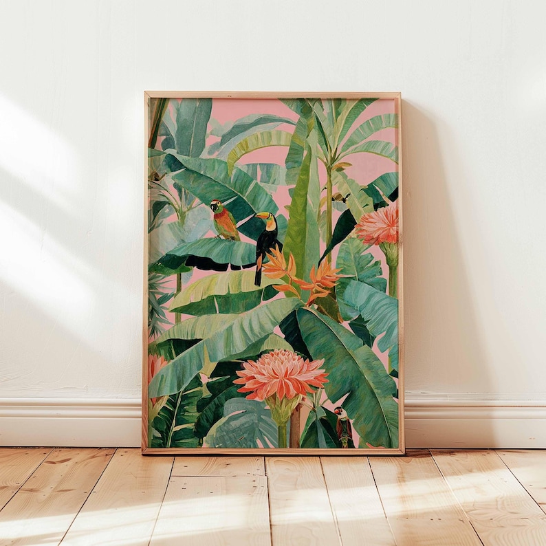 1 poster in tela tropicale ret - Office Furniture Home recensione e prezzo