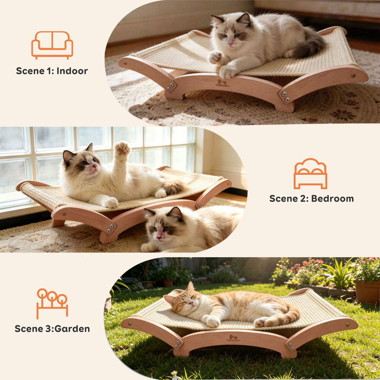 Cuccia e lettino per gatti da  - Under Desk Hammock recensione e prezzo