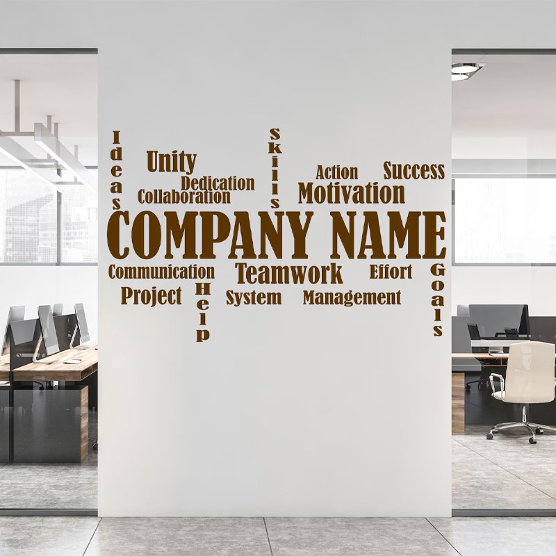 Adesivo da parete personalizza - Office Furniture Names recensione e prezzo
