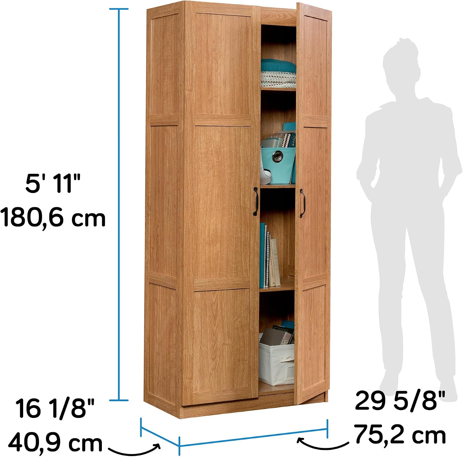 Armadio alto con ripiani, disp - Office Furniture Home recensione e prezzo